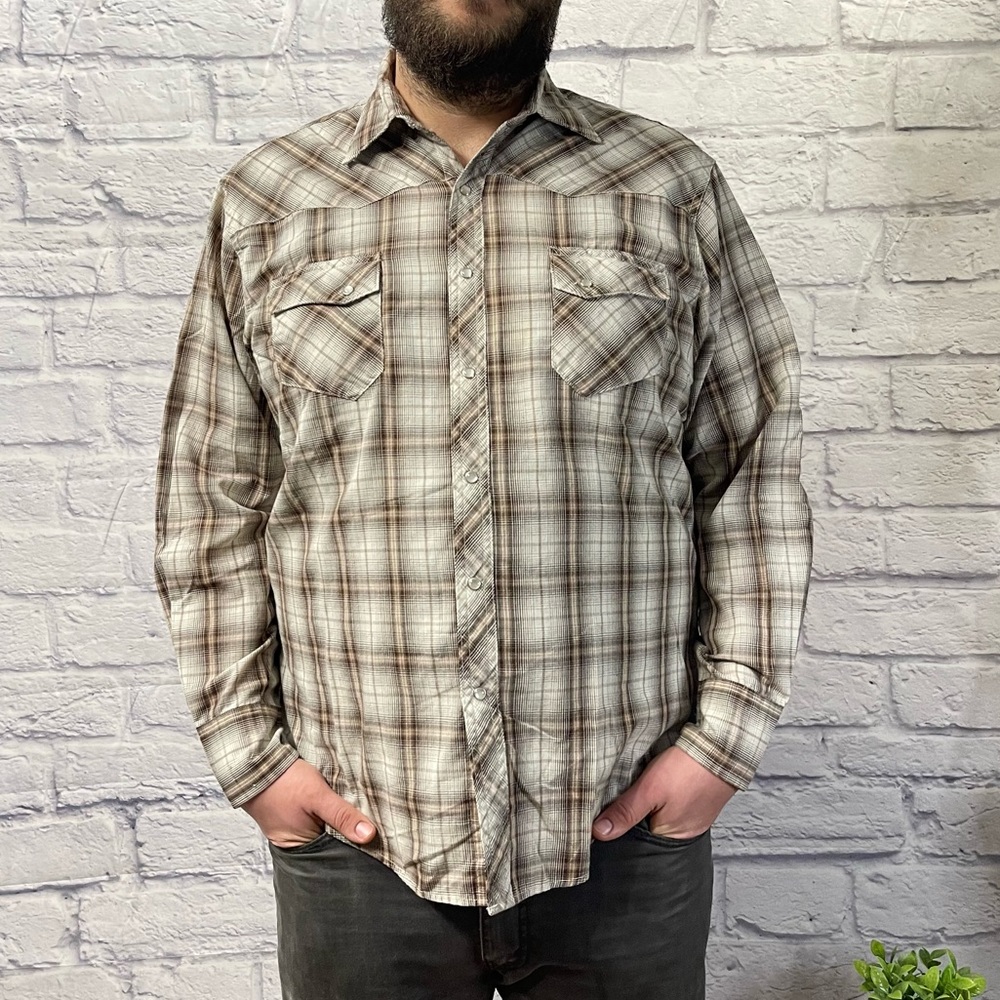 Vintage Wrangler Men’s Wrancher Shirt - image 1